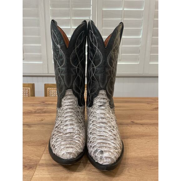 Dan Post Men's Manning Python Leather Boots Size 10 NWOB Exotic Boots Comfort - Picture 6 of 13